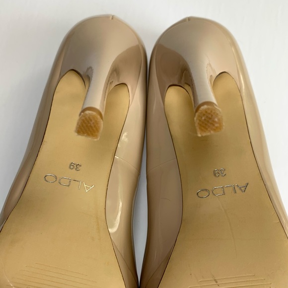 SOLD Aldo Blush Neutral High Heels Size 39 / Size 8 - Picture 11 of 13